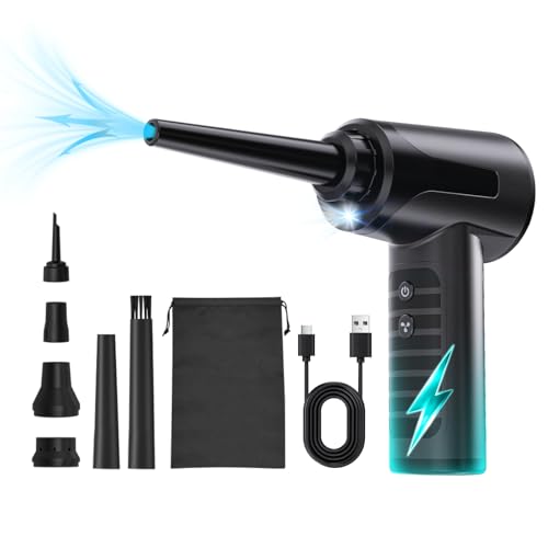 Cordless Electric Air Duster 100000RPM Black J68121