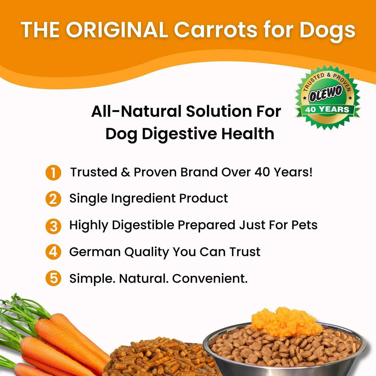 Carrots for Dogs Fiber Pet Supplies Q9775