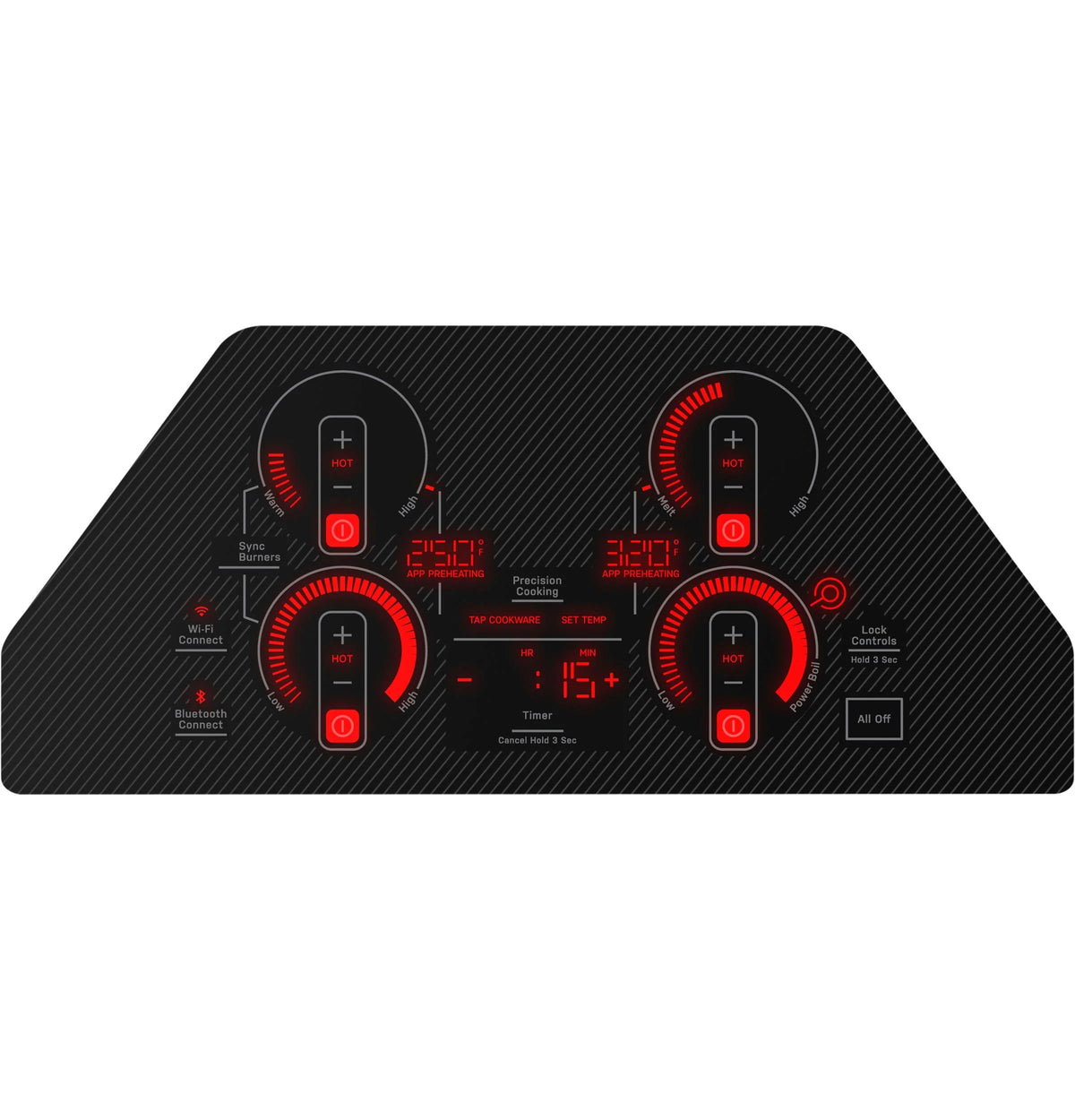 Black Electric Cooktops F30634