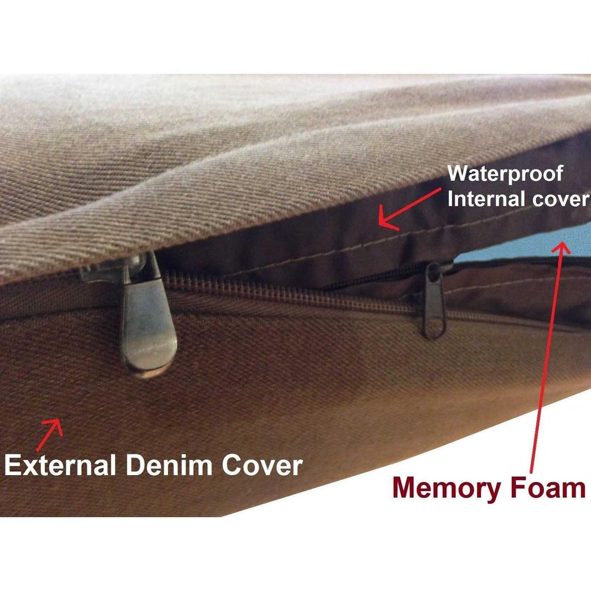 Orthopedic Gel Memory Foam Dog Bed Large T597