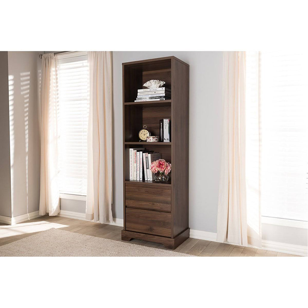 3-Shelf Brown Bookcase A86111