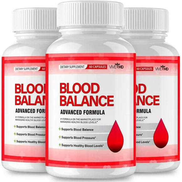 Blood Balance Supplement with Vitamin C Turmeric Zinc 3 Pack D9852