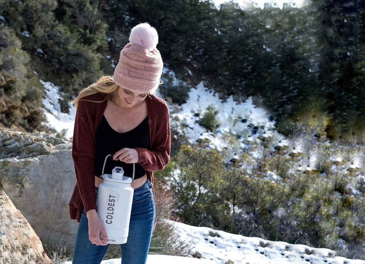 128 oz Leak Proof Vacuum Insulated Stainless Steel Water Bottle O406590
