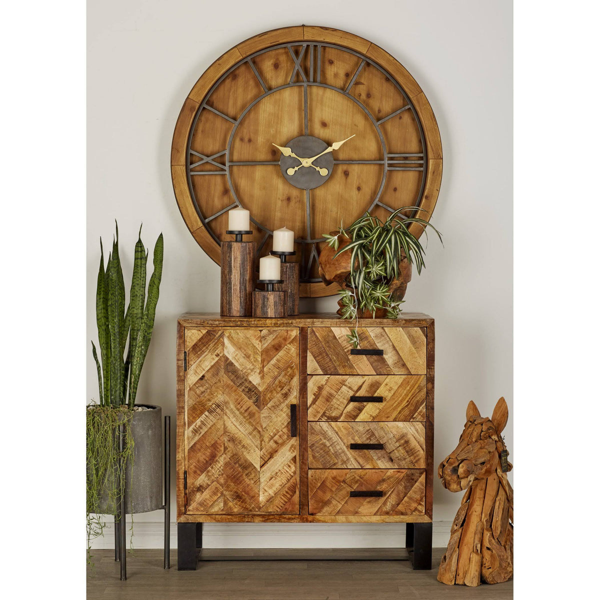 Wood Side Board Cabinet N1051