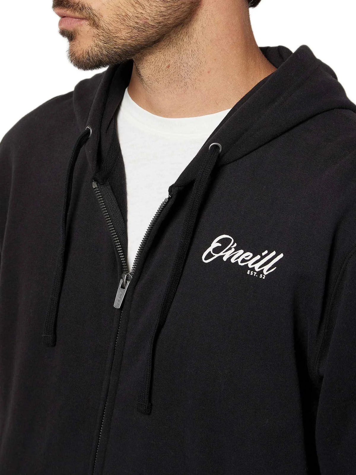 Black Bermuda Zip Hoodie K920318