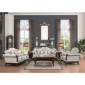White 2PC Tufted Living Room Set T656