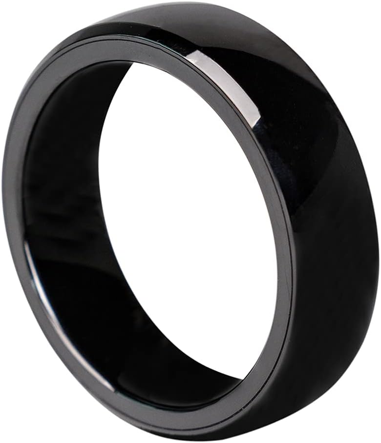 Black RFID NFC Ceramic Ring Key Accessory O92413