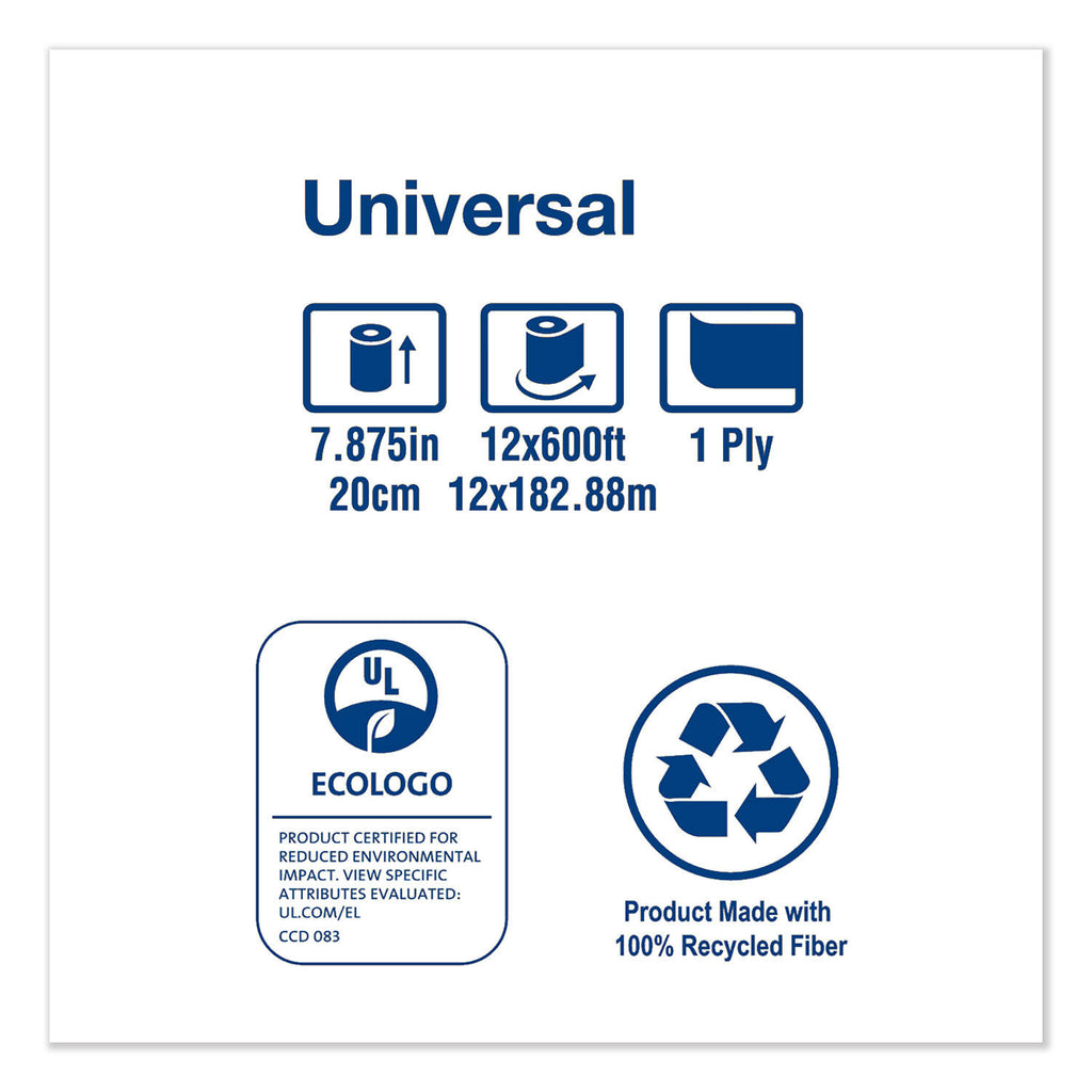 Natural 1-Ply Hardwound Roll Towel, 12/Carton Z4199