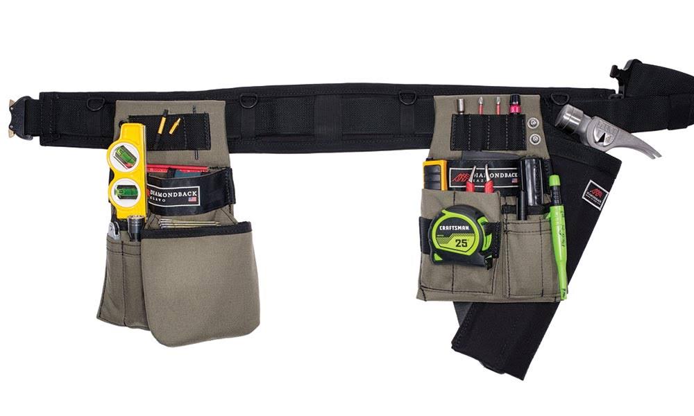 Trim Carpenter Tool Belt, Ranger Green, Medium S43863