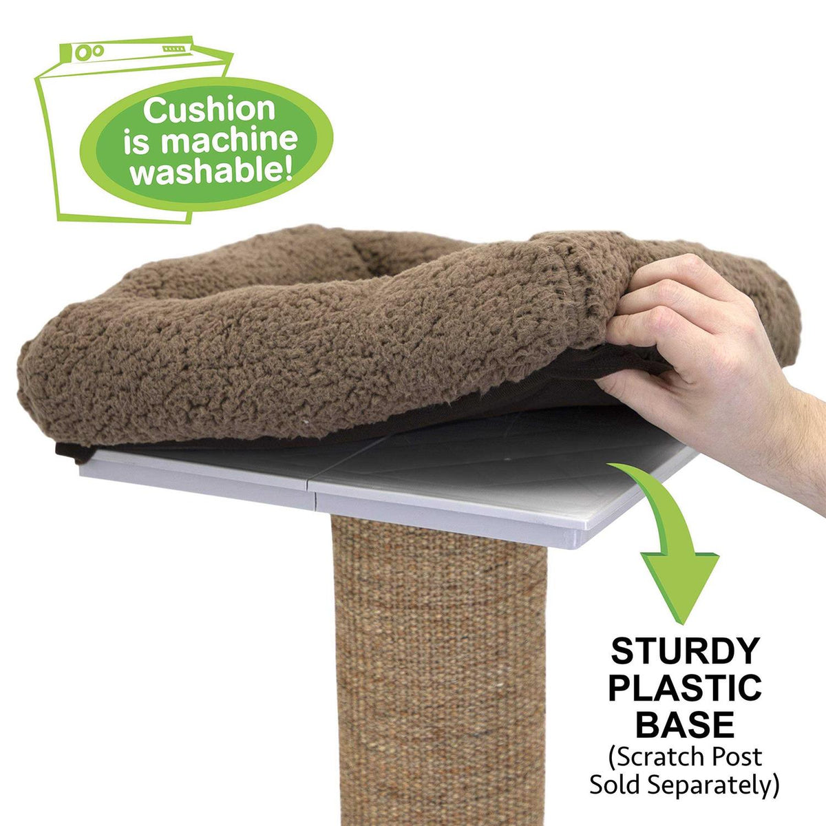 Sisal Post Cat Scratchers and Cushion V4352