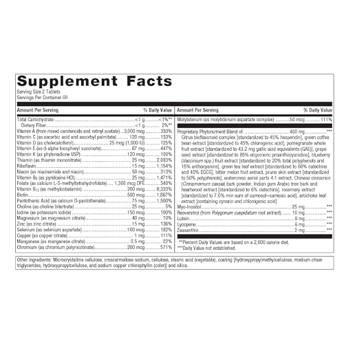 60 Tablets Multivitamin Without Iron R61471