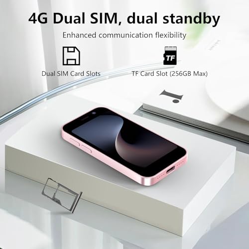 Black 3.0'' Touch Screen Mini Smartphone 2000mAh Dual SIM Quad Core 2GB+16GB G313