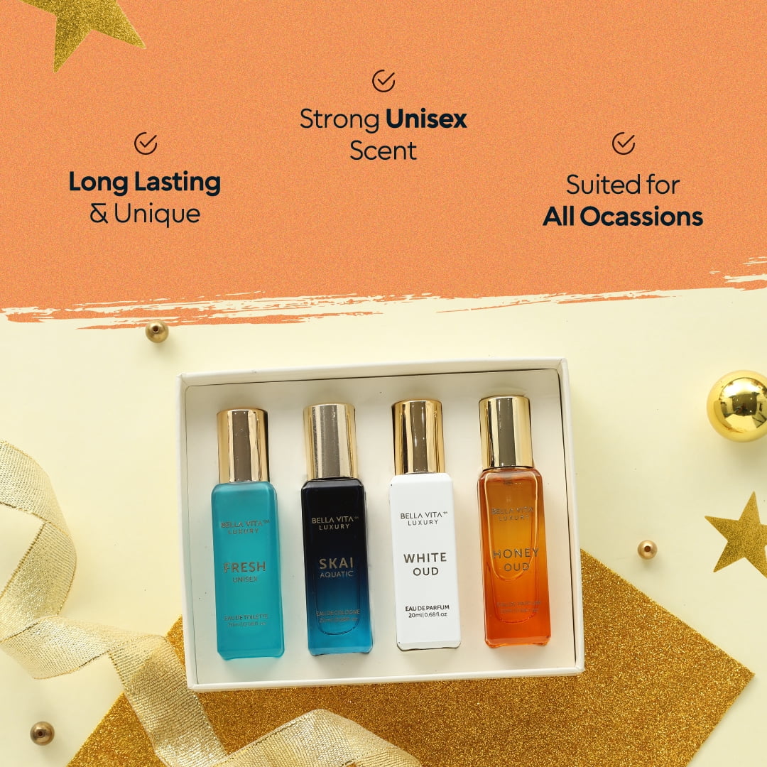 Unisex Luxury Perfume Gift Set 4x20 ML Eau De Parfum L215635