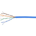 1000' Cat 5e Plenum Bulk Cable, Solid Blue O19847