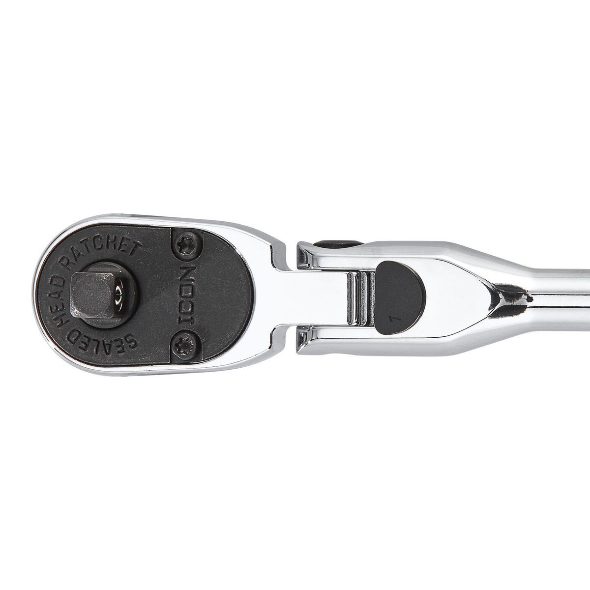 1/4 in. Drive 9 in. Long Locking Flex Ratchet with Comfort Grip J301419