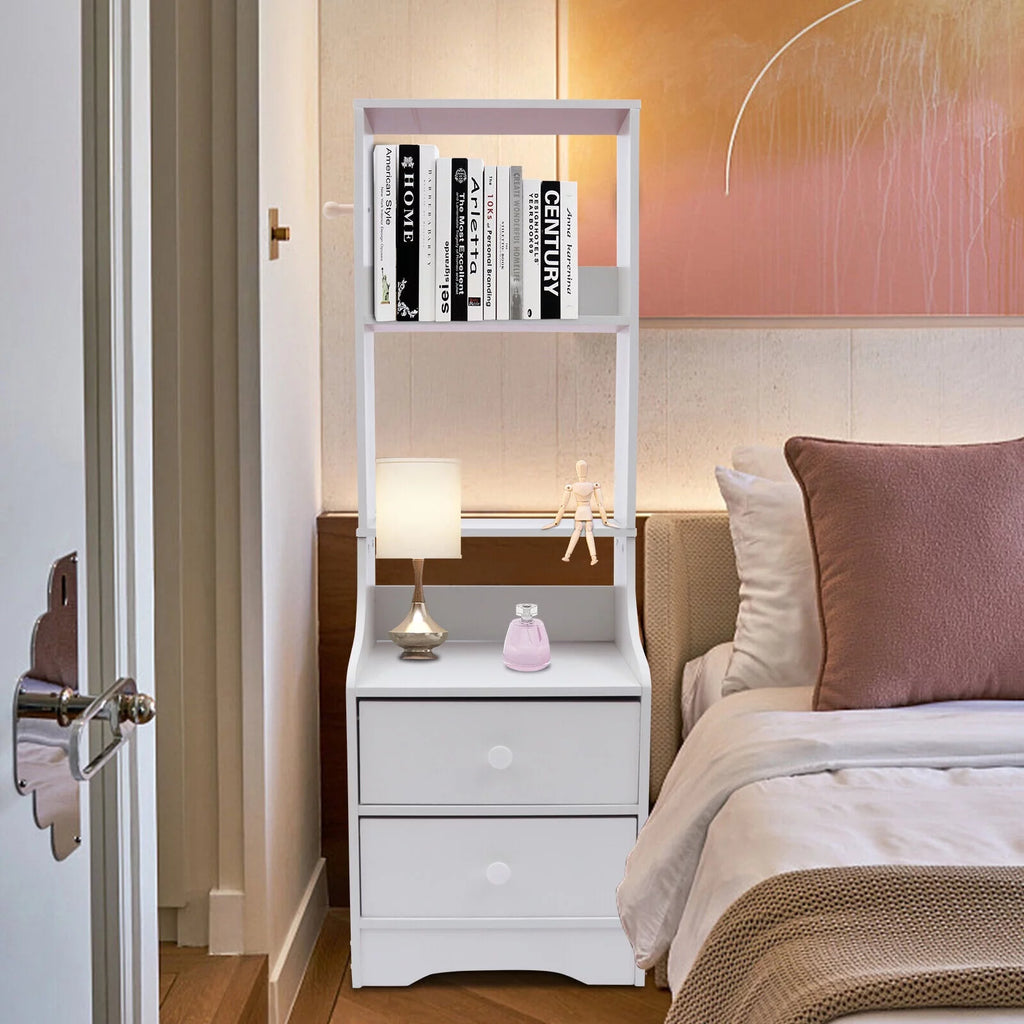 White Nightstand S5910