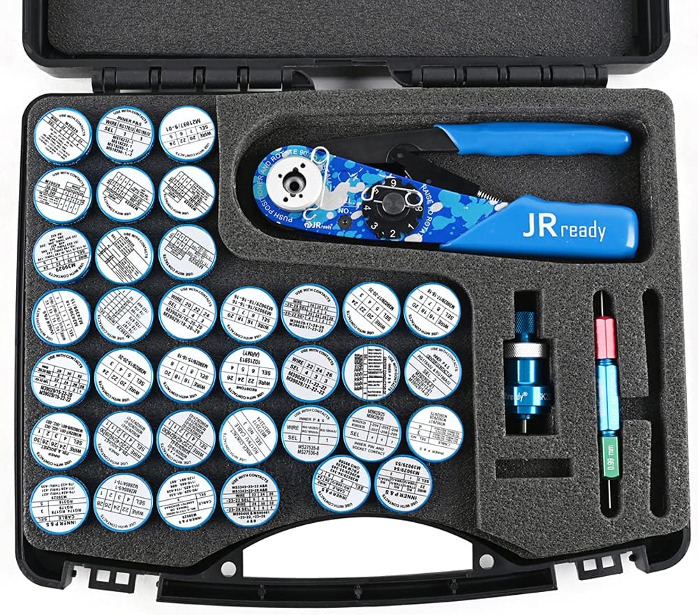 Eight Indent Crimping Tool Kit with 37 Positioner and GO NO GO GAUGE W27315