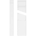 Plain PVC Pilaster with Decorative Capital and Base (Pair) I94465