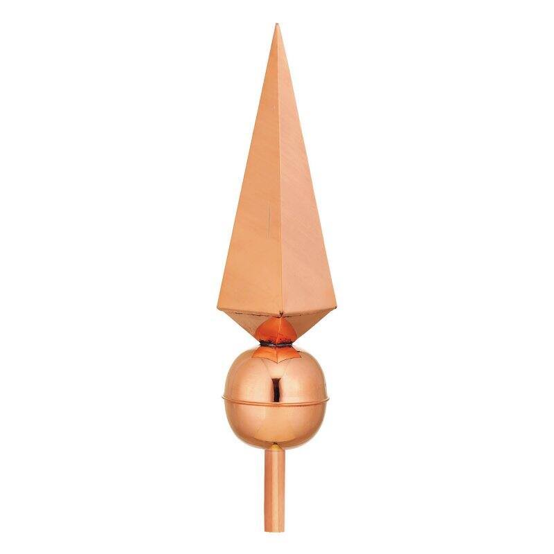 Bronze Finial with Decorative Copper Roof Mount T946767