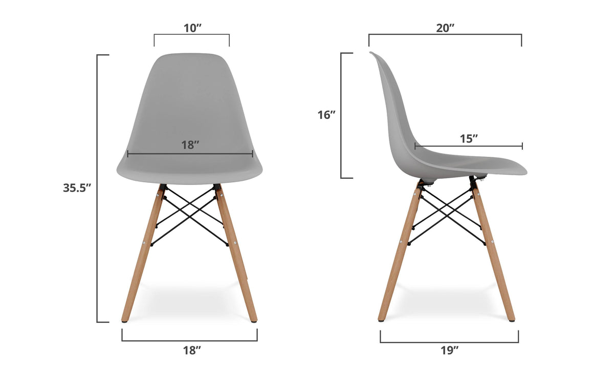Gray Dining Side Chair K9078