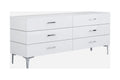 White High Gloss Lacquer Dresser L8856