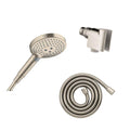Brushed Nickel 3-Jet Handshower Set 120 2.5 GPM P151310