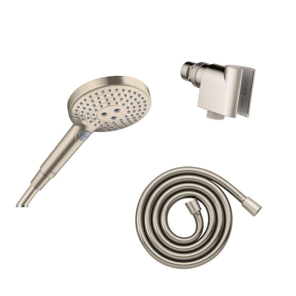 Brushed Nickel 3-Jet Handshower Set 120 2.5 GPM P151310
