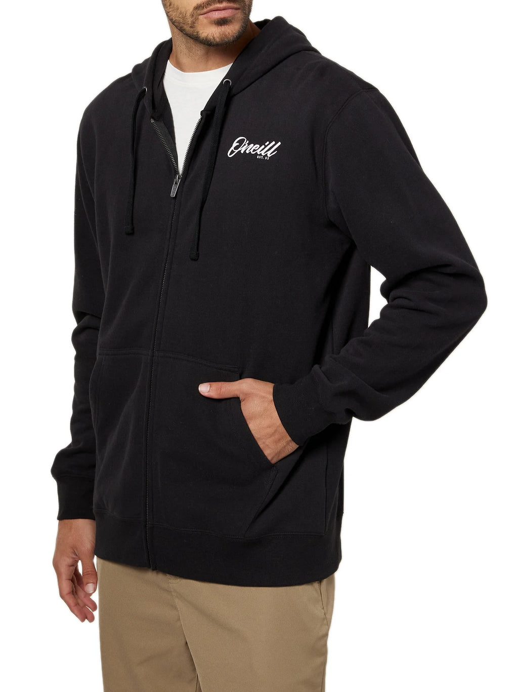 Black Bermuda Zip Hoodie K920318