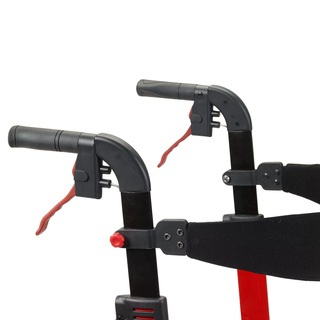 Red Rollator Rolling Walker C284