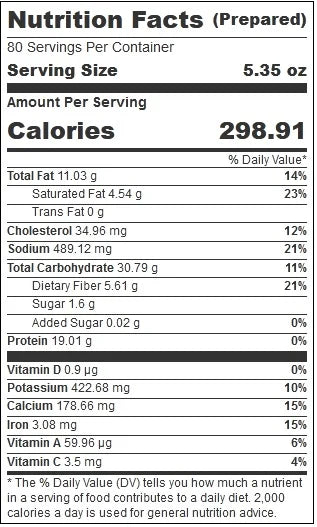 Shredded Beef Green Chile Cheese Burrito, 5.35 Ounce U810866
