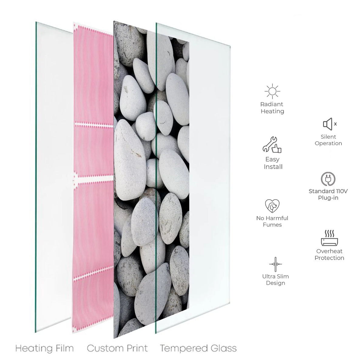 Electric Glass Infrared Heater C67261