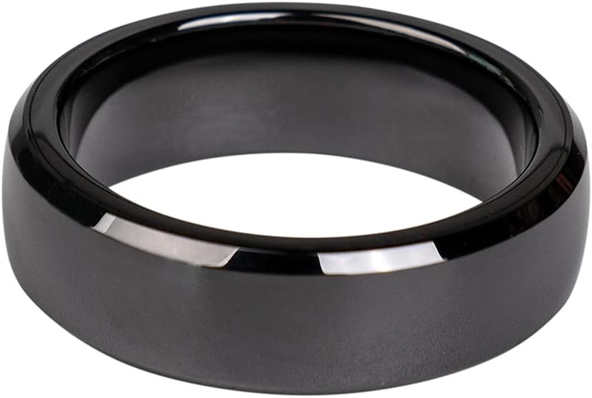 Black RFID NFC Ceramic Ring Key Accessory O92413