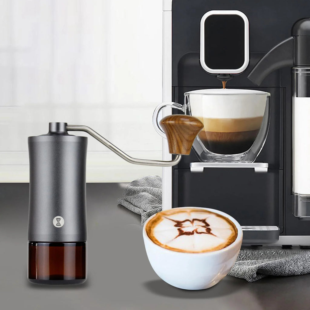 Hand Crank Stainless Steel Conical Burr Coffee Grinder E22438