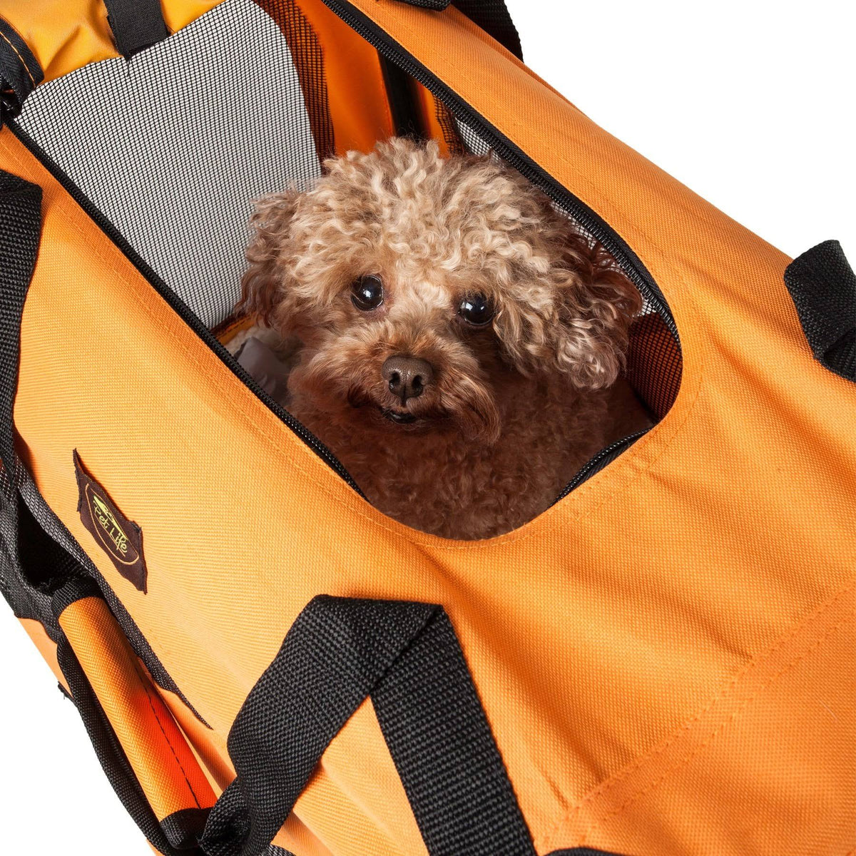 Folding Pet Dog Carrier, Orange K5286