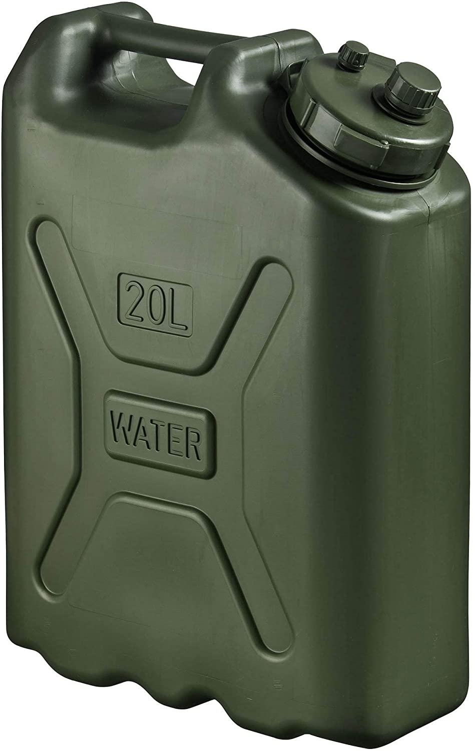 Green 4 Pack 5 Gallon Portable Water Storage Container R653