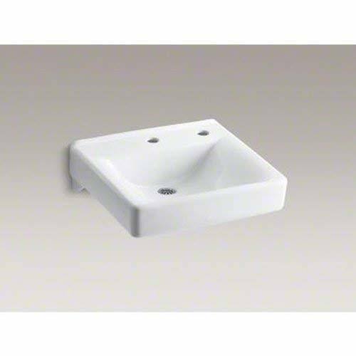 White Wall Mount Bathroom Sink U508896