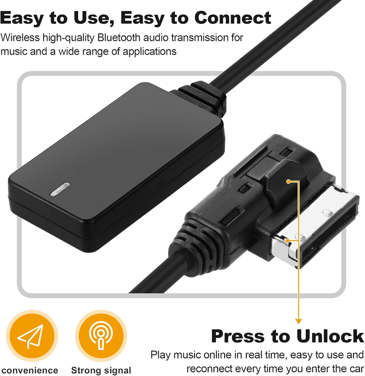 Bluetooth 5.0 Audio Adapter for AMI Port N786