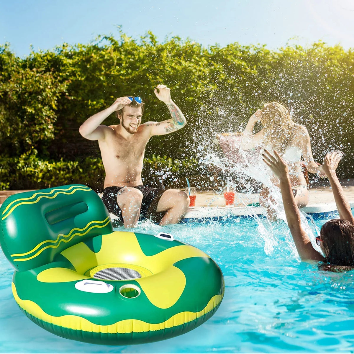 Inflatable Pool Float Lounger Chair R2416