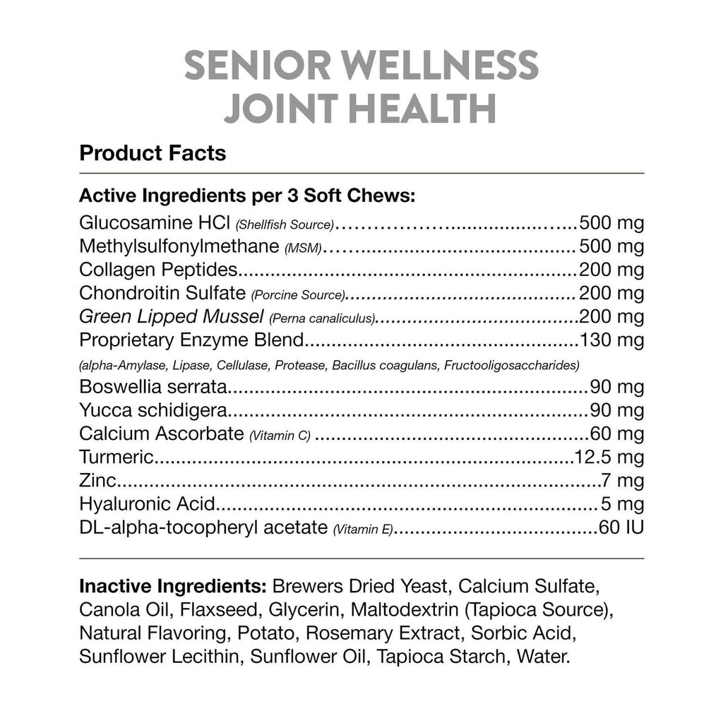 Senior Advanced Joint Health Soft Chews E904519