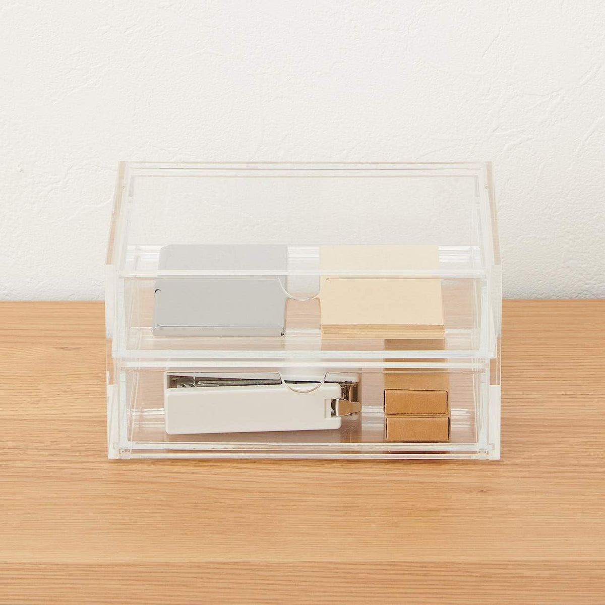 Acrylic Case 2 Drawers Small Pack of 2 V934