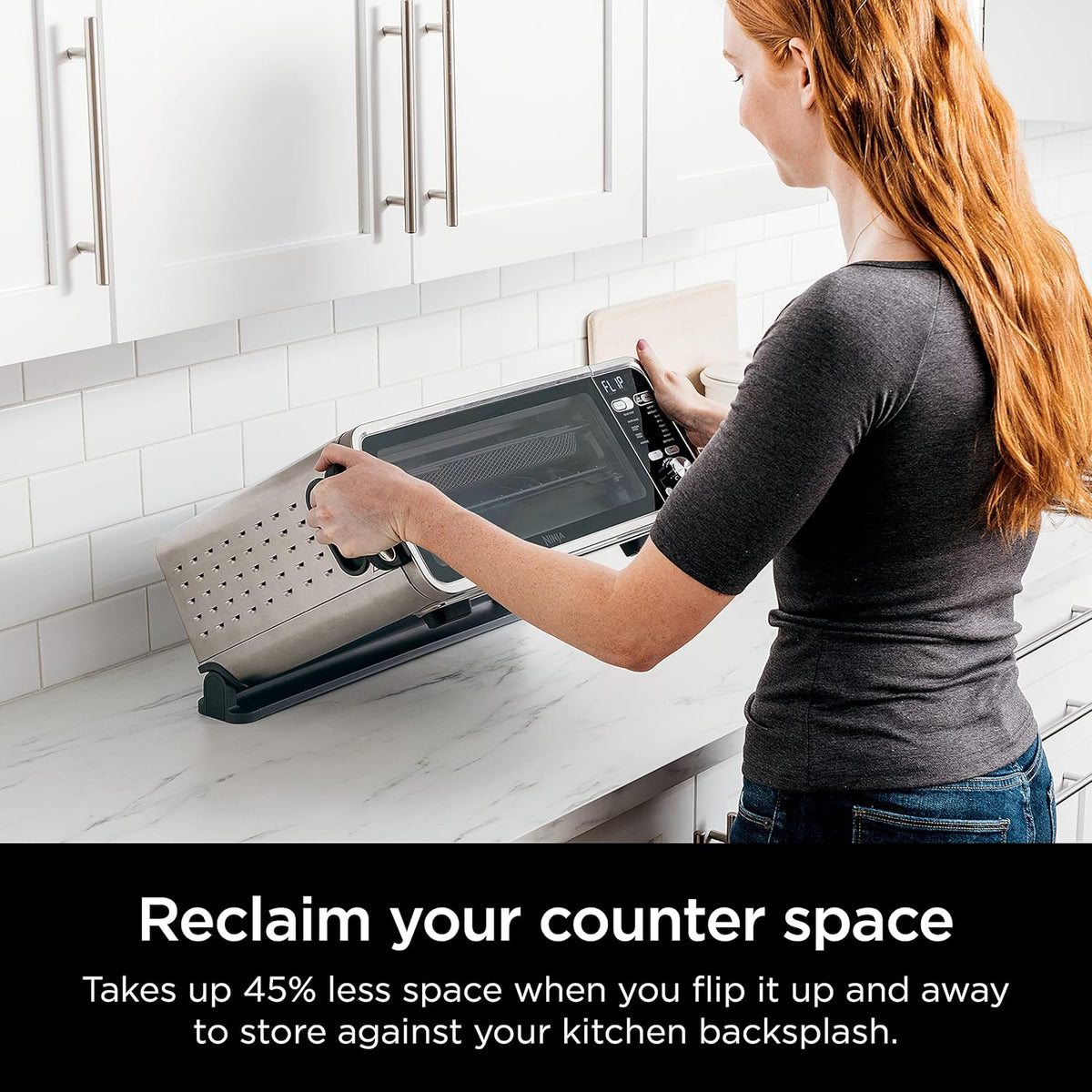 13-in-1 Air Fry Countertop Oven with Air Fry Basket, SearPlate, Wire Rack & Crumb Tray, Silver G433
