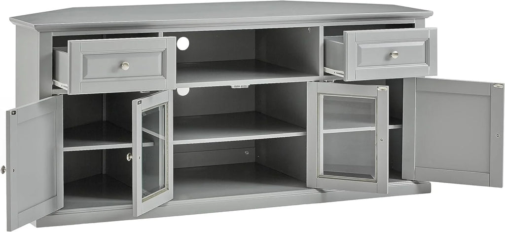 Gray Corner TV Stand J142
