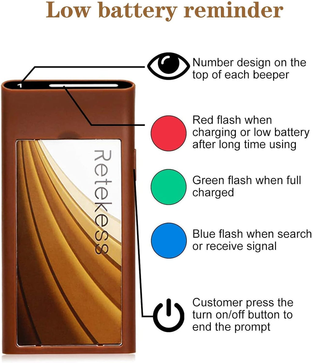 Restaurant Pager with 5 Calling Modes M9512