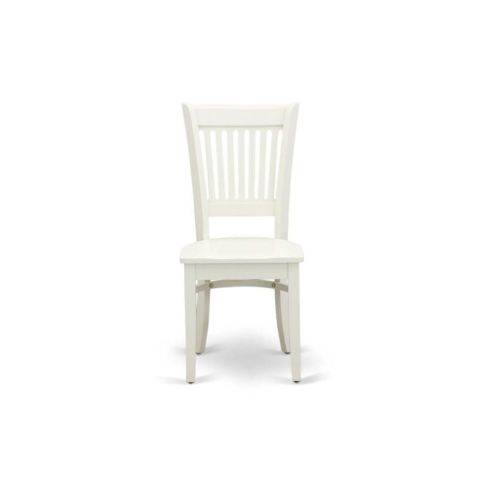 3-Piece Dining Set with Fabric Seat in Linen White R41954