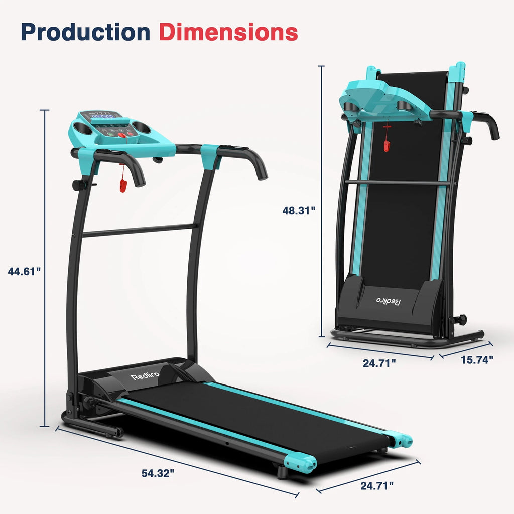 Portable Folding Treadmill Incline Electric Walking Running Machine T3866