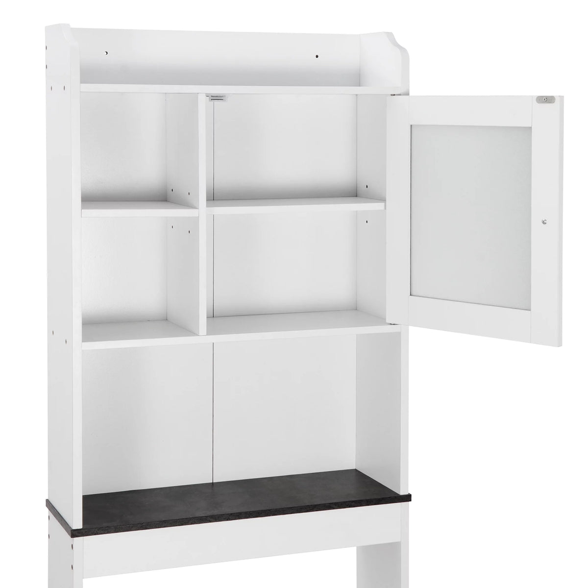 White Over-The-Toilet Bathroom Storage Cabinet L5813