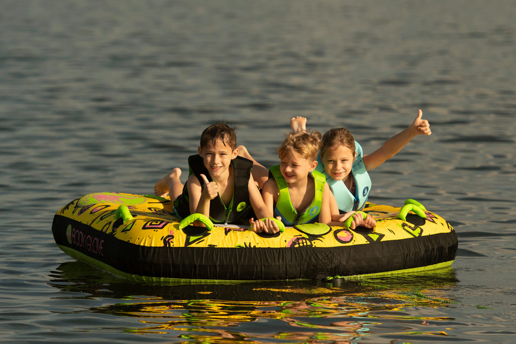 Yellow 3-Person Waterskiing Towables V709823