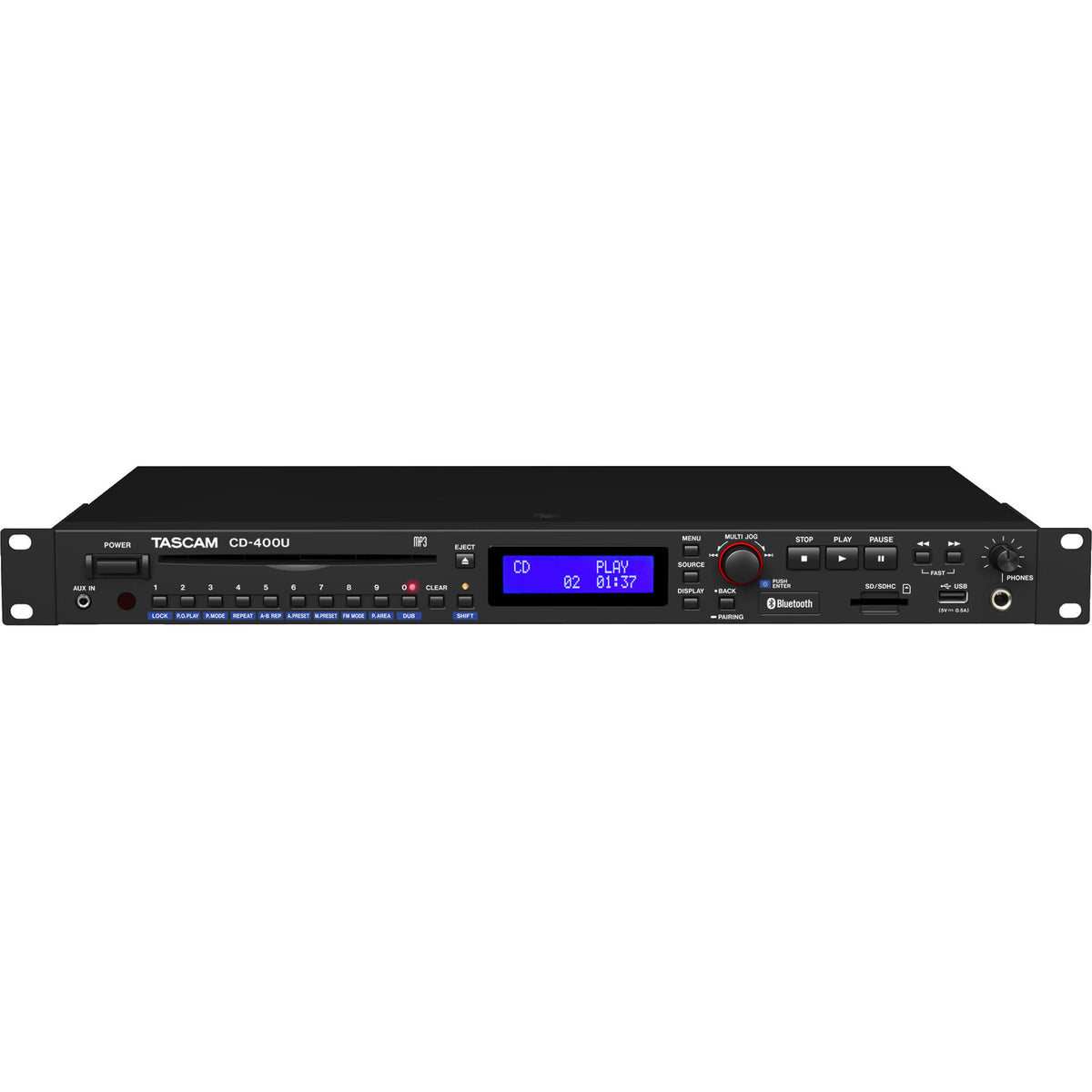 CD/SD/USB Player with Bluetooth & Am/fm Tuner O121