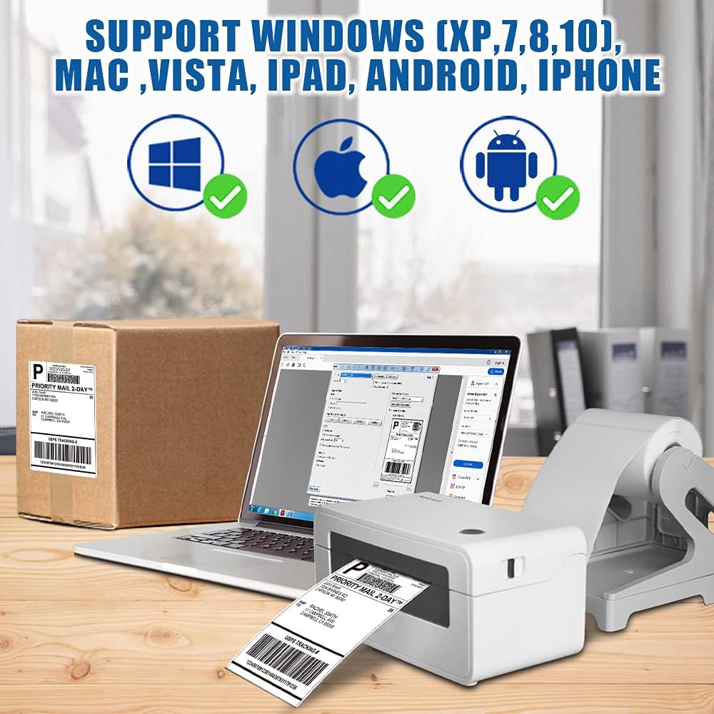Bluetooth Thermal Label Printer 4x6 A734