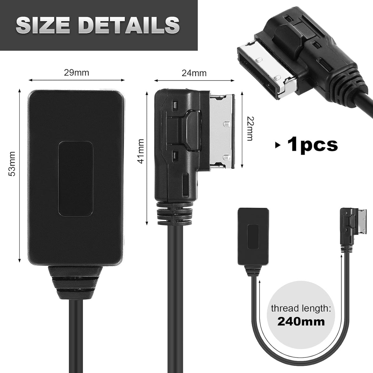 Bluetooth 5.0 Audio Adapter for AMI Port N786